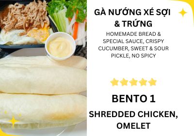 Bánh mì Bento số 1