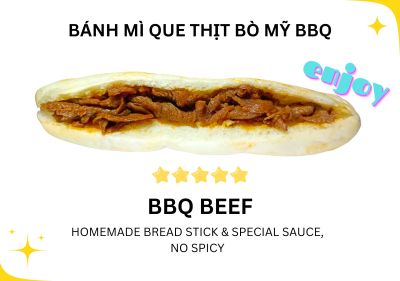 Bánh mì que bò Mỹ BBQ