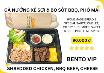 Bánh mì bento VIP