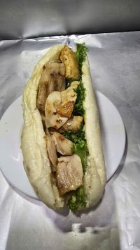 Bánh mì gà chiên bơ ngon thật ngon ăn thật đã