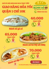 Bánh mì 611 sản xuất thủ công chất lượng ngon đặc sắc